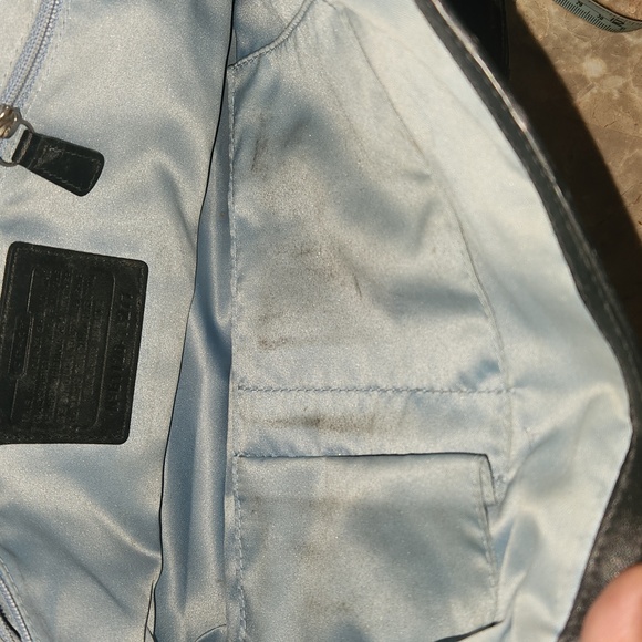 BLACK COACH VINTAGE HANDBAG - Picture 7 of 9